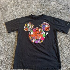 Disney Black Halloween Mickey Mouse T-Shirt